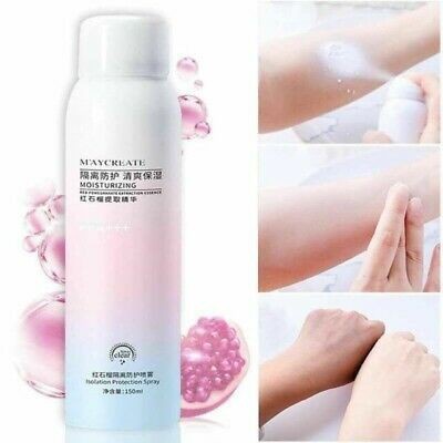 Maycreate Spray Pemutih Kulit 150 ml ORIGINAL / Pemutih Glowing - maycreate instant whitening Spray Skin Whitening Moisturizing Sunscreen Protection Body Cream Instant / MAYCREATE WHITENING INSTANT SPRAY PEMUTIH INSTAN DENGAN SPF SUNSCREEN BASE MAKEUP