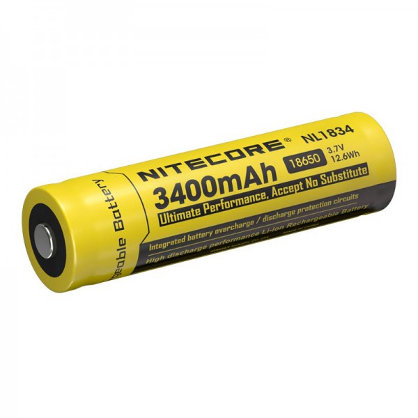 TERLARIS NITECORE Baterai  NI26650A 4200mAh 40A 3.7V, Batre type 18650 Micro USB Rechargeable Li-ion Battery 3500mAh - 3400mAh 3.7V, 2300mAh -  BATERAI TYPE 14500 Baterai Li-ion 850mAh 3.7V