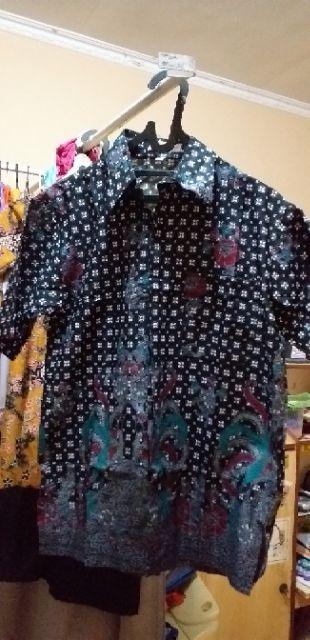 Diskon Bswart Batik Hrb026 Kenongo Hem Pendek Padi Pekalongan M L Xl Batik Pria Murah Modern Grosi