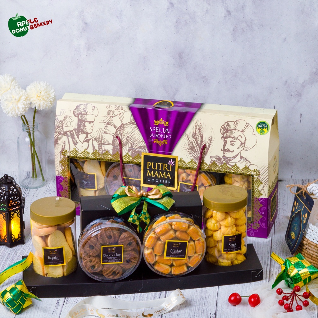 

Paket Hampers Kue Kering Lebaran Idul Putri Mama