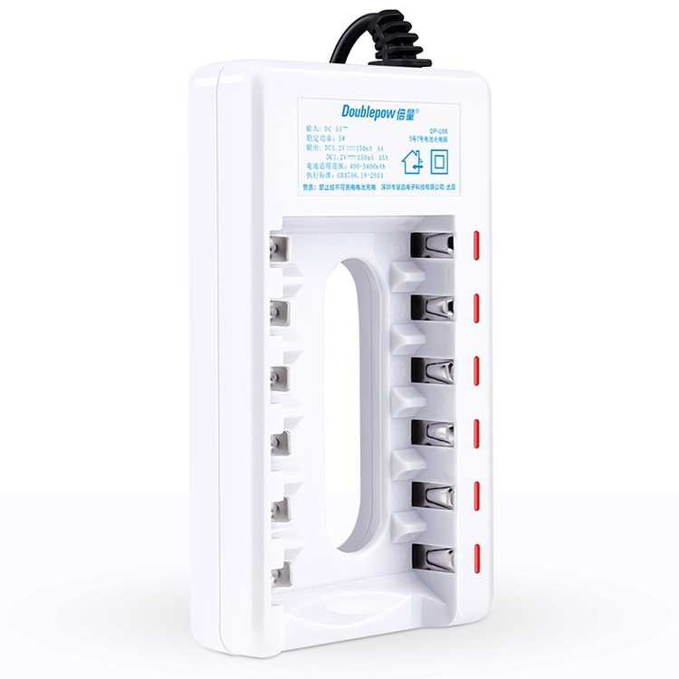 Chasan Casan Charger Batre Baterai AA - AAA 6 Slot Fast Charging