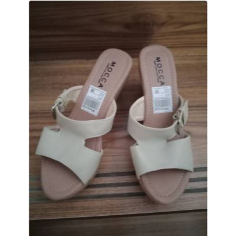 sandal wedges wanita