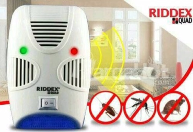 Riddex Quad hijau / Elektronik pembasmi tikus , kecoa , nyamuk