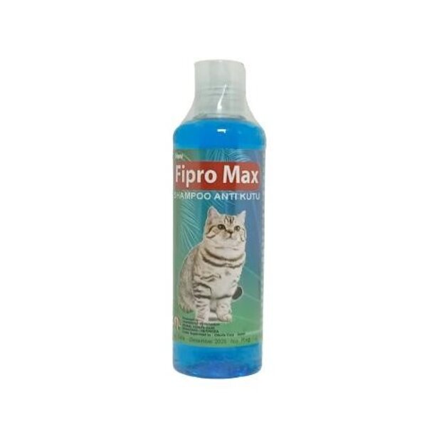 Fipro Max Shampo Kucing Sampo Shampoo Bulu Anti Kutu Tick &amp; Flea 250ml