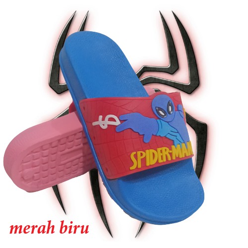 dts sandal anak laki dan perempuan spiderman