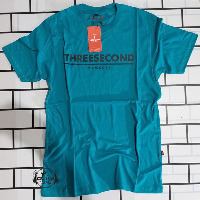 KAOS 3second Pakaian Baju Pria Distro Original Asli Bandung Branded Keren Terbaru 2021 OUTFIT Basic 