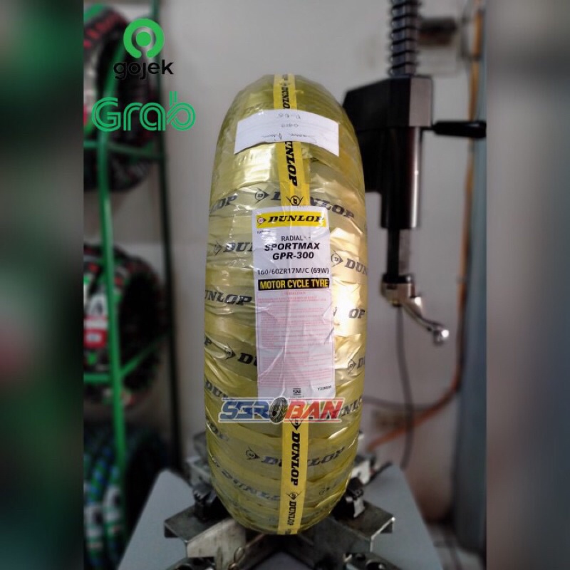 BAN DUNLOP 160/60-17 SPORTMAX GPR300 RADIAL BAN NINJA250 650 ER6N CBR250