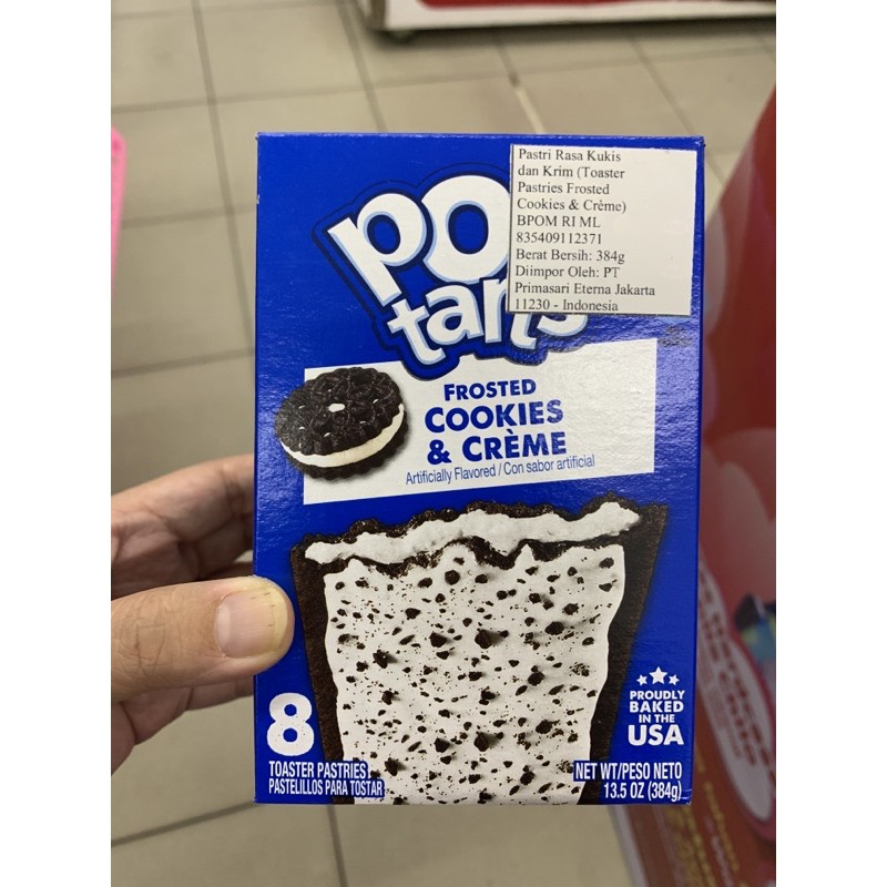 

pop tarts frosted cookies & creme