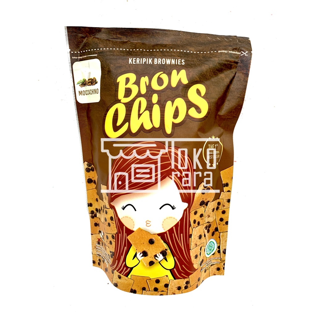 Bron Chips Bronchips keripik kripik Brownis kering