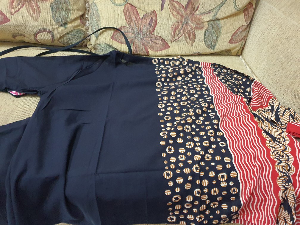 Blouse Batwing Top Blus Batik Kantor Premium Katun Paris Ori Batik Solo By