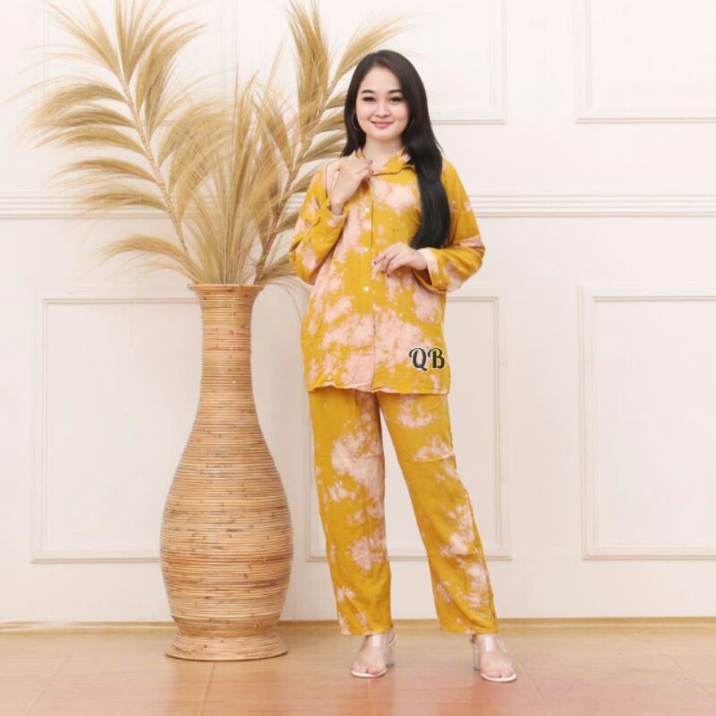 Set Tie Dye | Stelan Viona | Stelan Wanita | Stelan Renda | One Set Terbaru