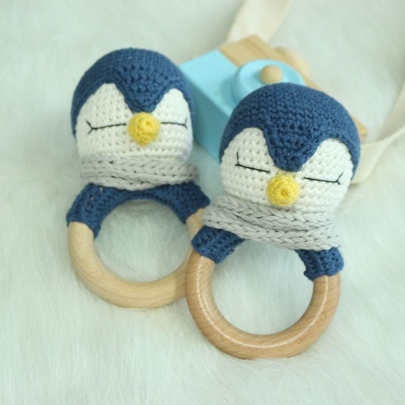 Mary Mainan Teether Bayi DIY Bahan Kayu