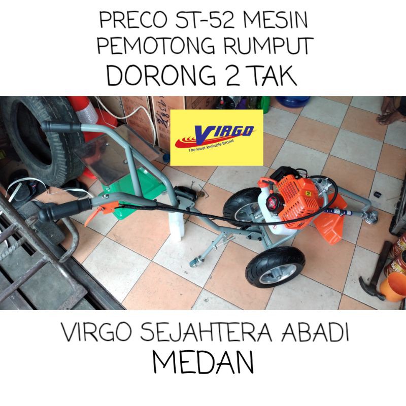 PRECO ST-52 MESIN POTONG RUMPUT BABAT LAWN MOWER LAWNMOWER MODEL DORONG HAND PUSH