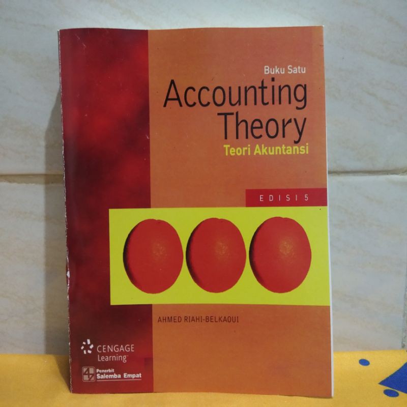 Jual ACCOUNTING THEORY (TEORI AKUNTANSI) BUKU 1,EDISI 5 AHMED RIAHI ...