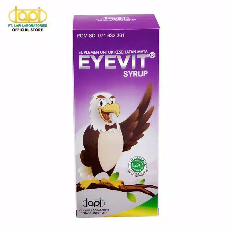 Eyefit Syrup Vitamin Mata Anak/Eyefit Tablet Vitamin Mata Anak/Vitamin Mata Sikecil Plus Original