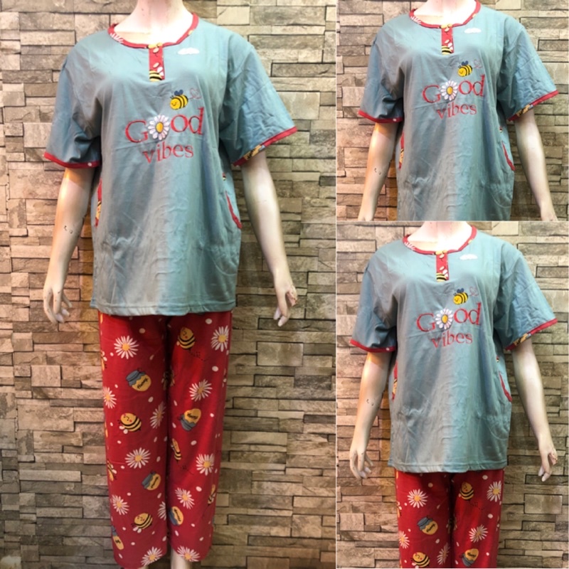 CP FOREVER MAMA SIZE | BAJU TIDUR | PIYAMA | COD-920 Abu