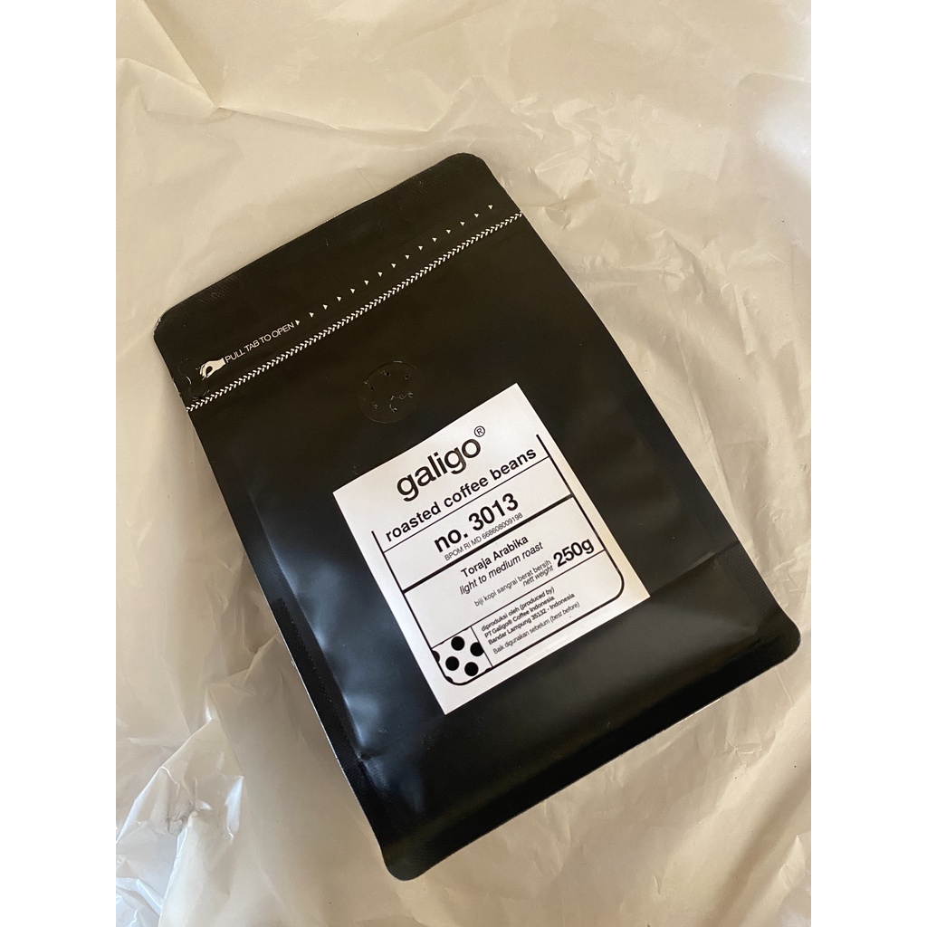 

Roasted Beans Arabika Toraja Specialty/ Premium 250g (Galigo Coffee)