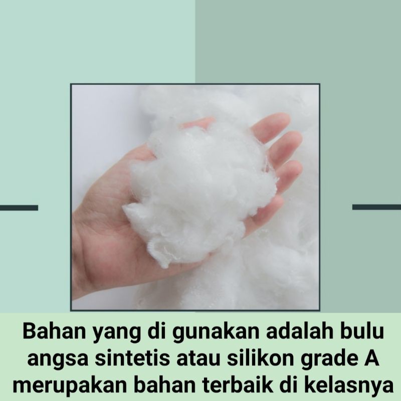 Bantal Tidur Kepala Hotel Bintang 5 Kirana Hollow Siliconized Fiber