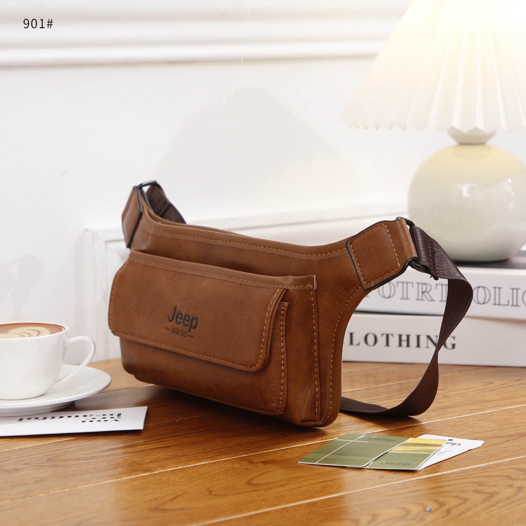 Men Waist Bag Pack Casual Functional Money Phone Belt Bag Male Women Sling Bag #901