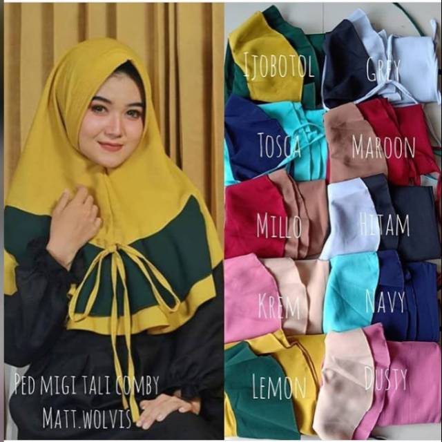 QILLAHIJAB - PED INSTAN MIGI COMBY - HIJAB TERBARU - HIJAB TERLARIS - HIJAB GROSIR MURAH - KERUDUNG