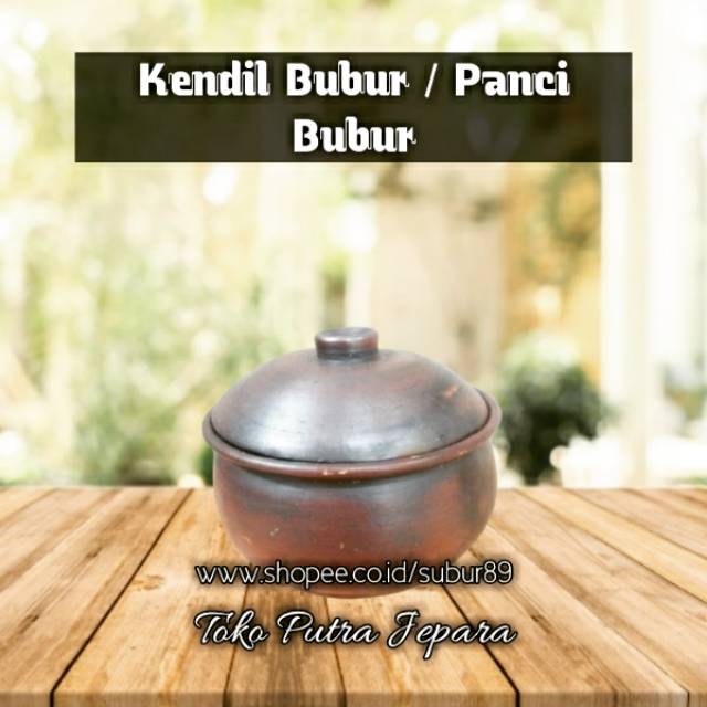 Kendil Bubur Panci Bubur Kendil Ari 16cm