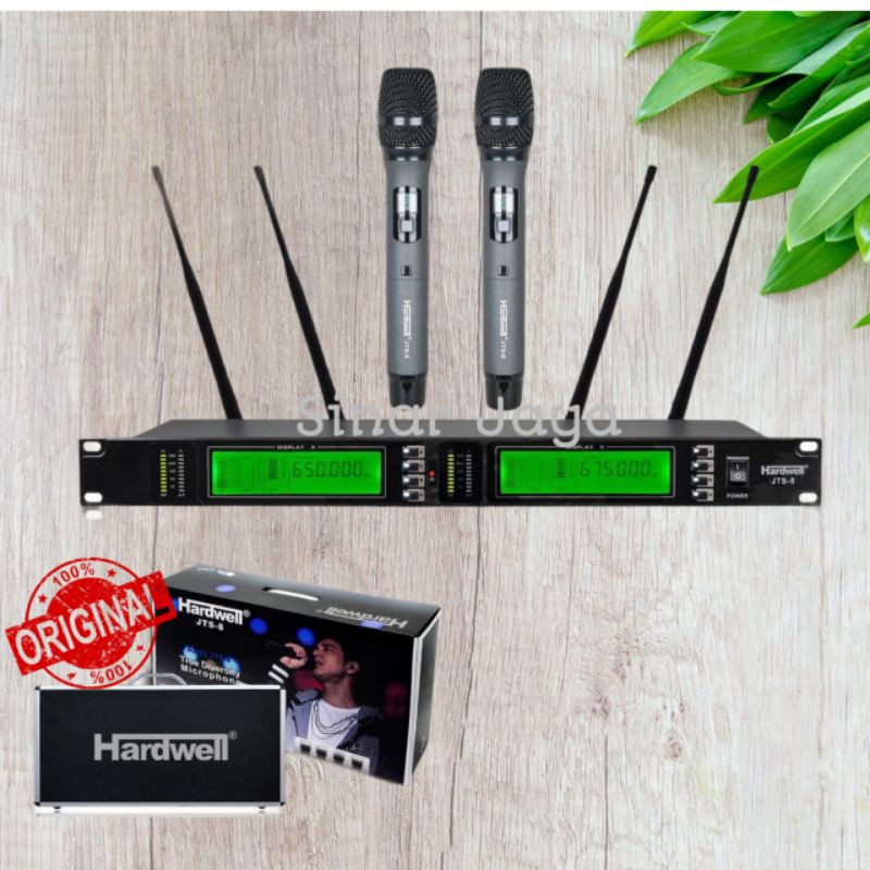 HARDWELL JTS8 JTS 8 MICROPHONE WIRELESS ORIGINAL
