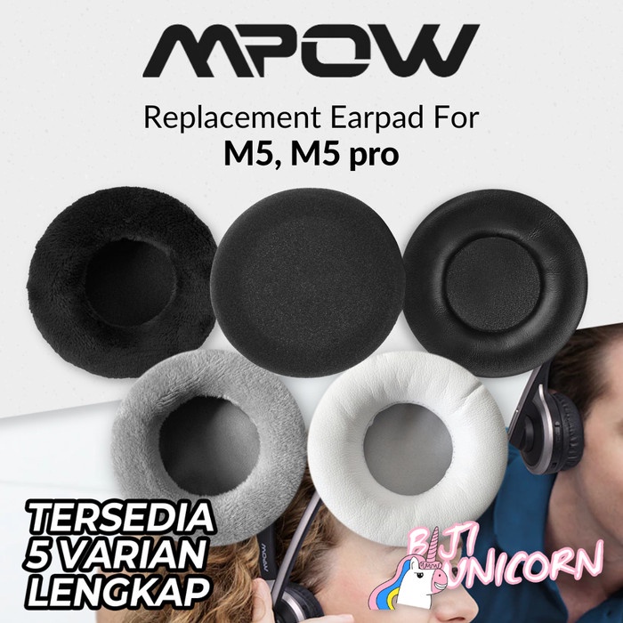 Earpad Earcup Ear Cushion Mpow M5 M5 pro Busa Bantalan Foam