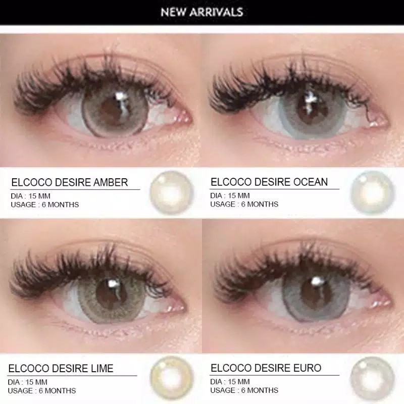 RCS ❤️ Softlens Idol desire Softlens Airy by Elcoco diameter 15mm