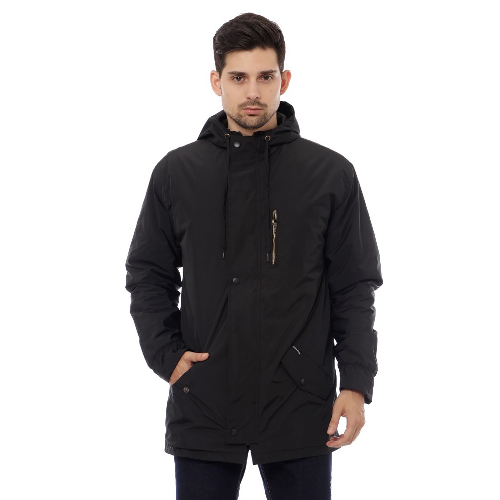 Cottonology Parka Pria Gryson Hitam