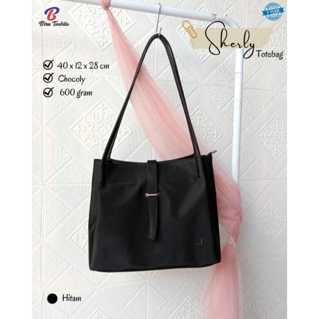 TOTEBAG SHERLY BY BIRU TSABITA TAS WANITA MURAH BAHAN CHOCOLY