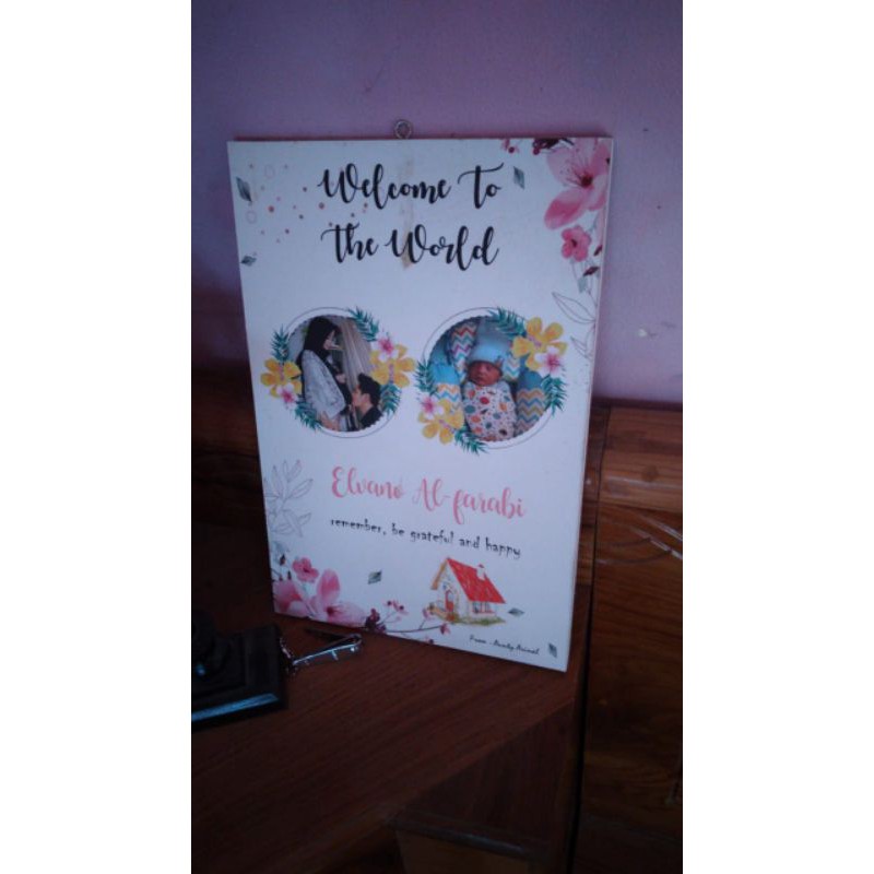 spanram kayu mdf 20x30cm