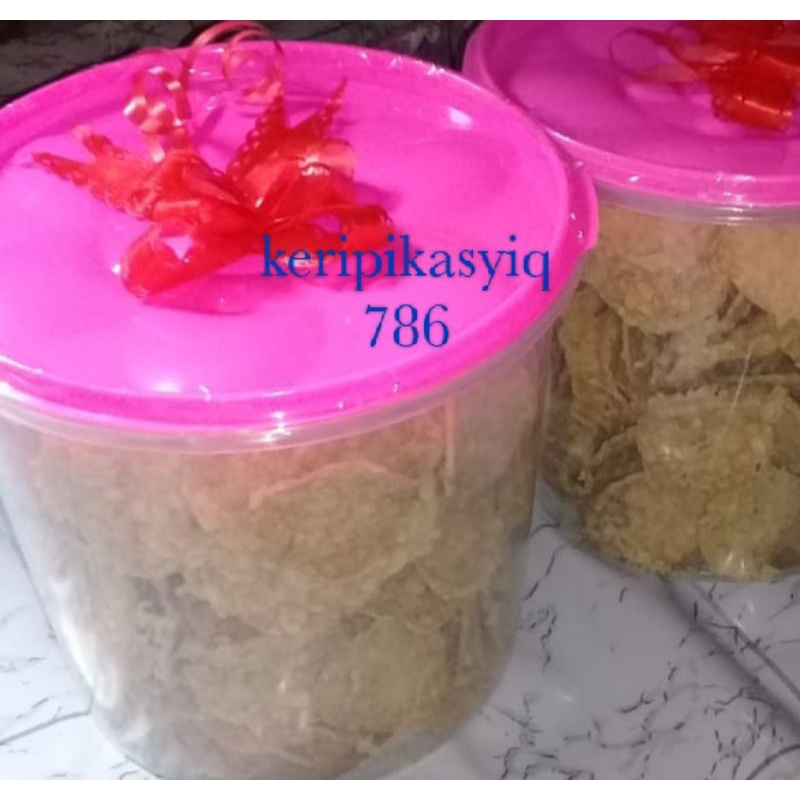 

keripik tempe kemasan toples isi 2kg