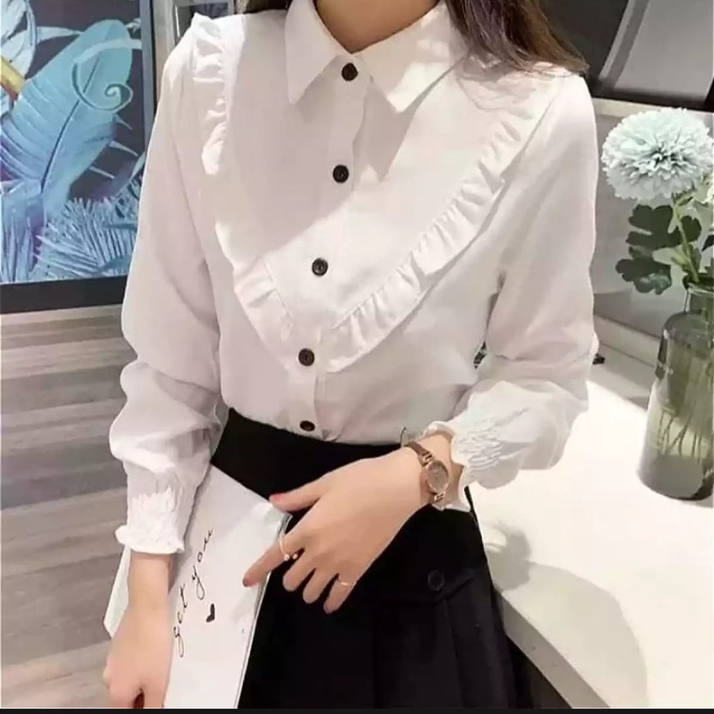 MELIN BLOUSE | ATASAN WANITA | KEKINIAN | KOREAN STYLE | PROMO FLASH SALE