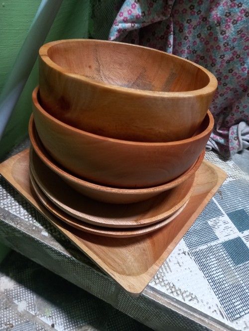 Piring Kayu Standart Premium