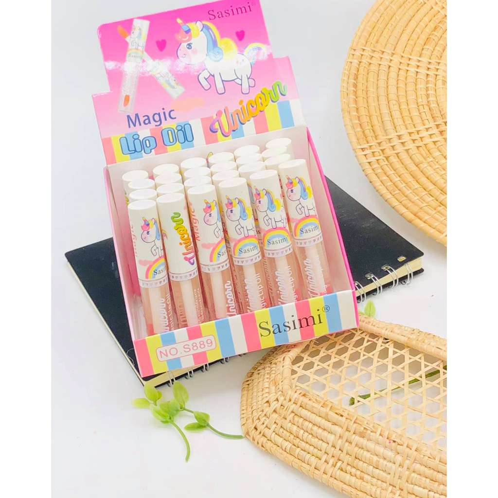 [Per Batang] Lipgloss Sasimi Unicorn Magic Lip Oil S889