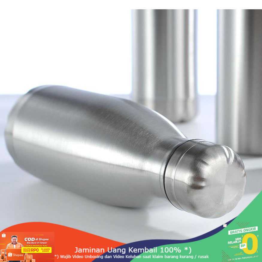 (BISA COD) RVOSTR Swell Botol Minum Thermos Stainless Steel Simple Design 500ml HS-6610