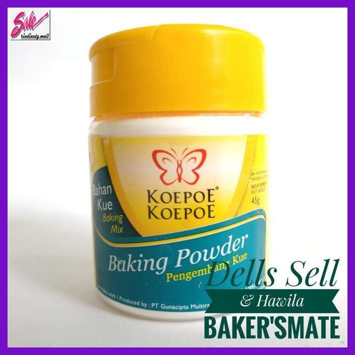 

DERPOWBAKING- BAKING POWDER CAP KUPU KUPU 45 GR PENGEMBANG KUE SPONGE BOLU -ASLIII.