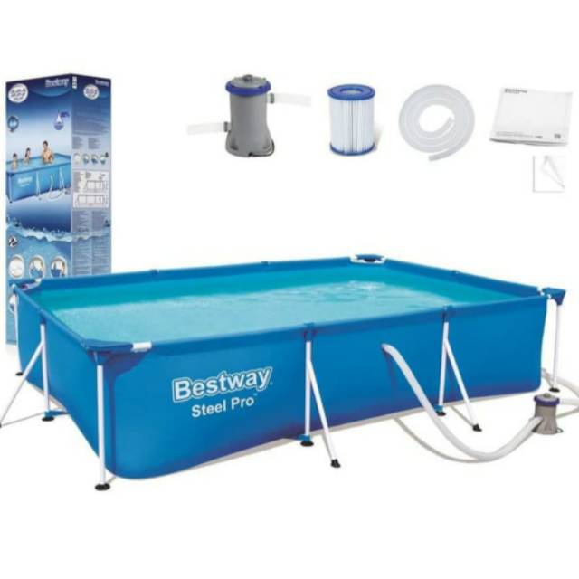 Kolam Renang Bestway Family Pool Ukuran 3M + Filter Air