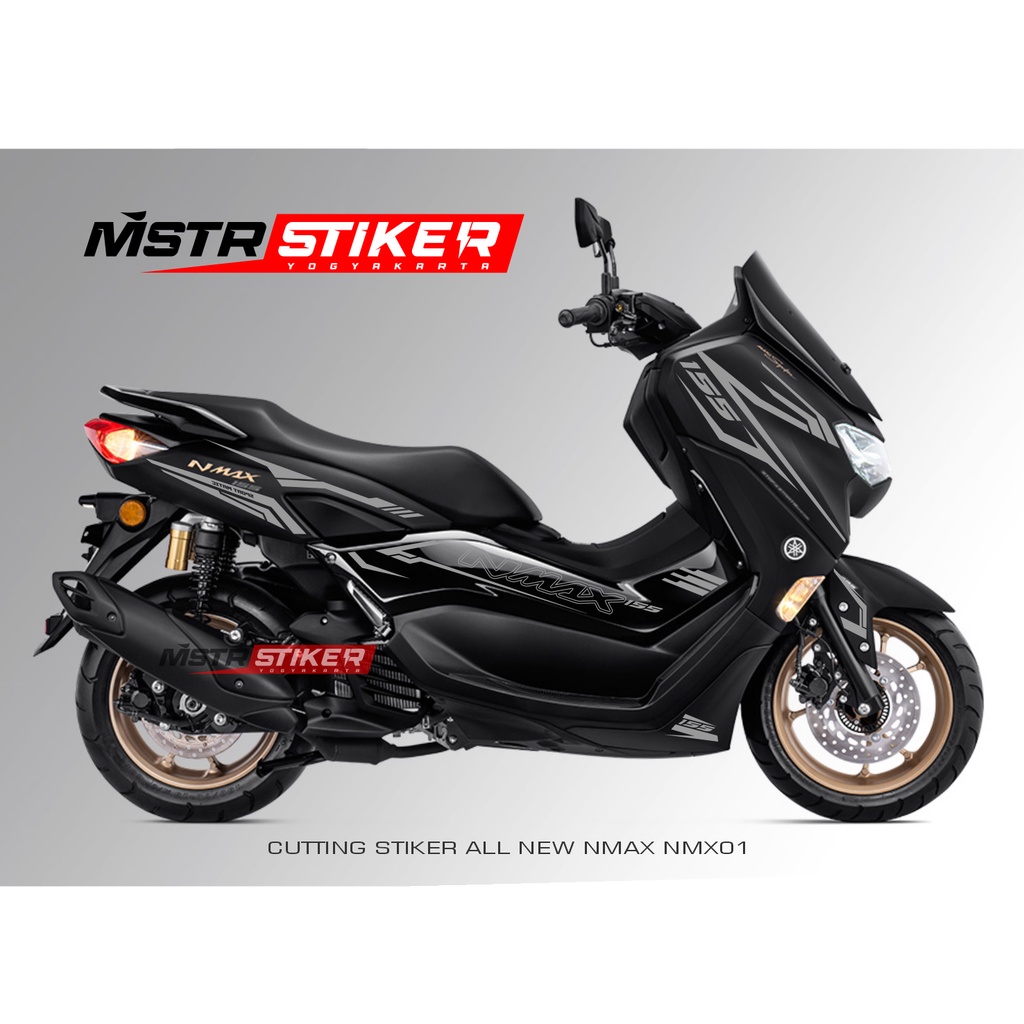 STRIPING STIKER CUTTING ALL NEW NMAX HITAM 2020-2021 NMX01