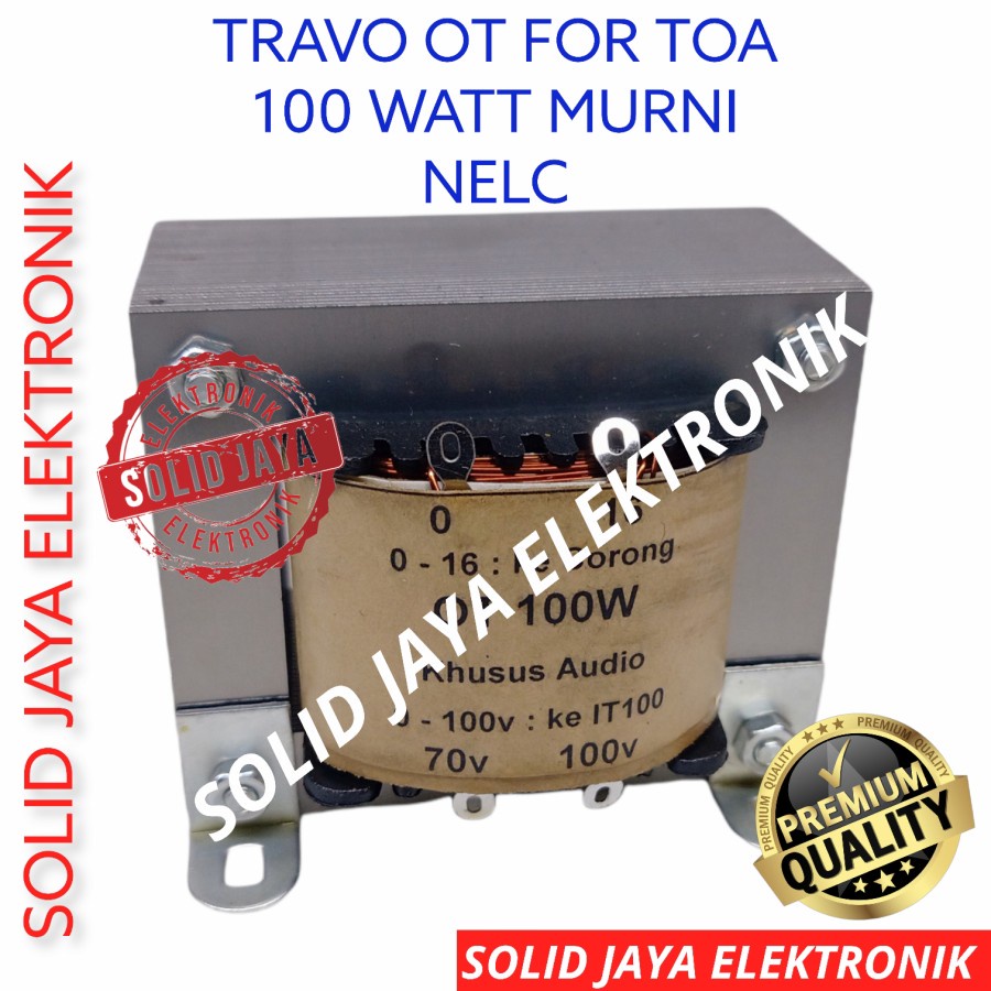 TRAVO TRAFO OT 100W UNTUK AMPLI AMPLIER KE SPEAKER MATCHING CORONG TOA AUDIO MECING MEICHING TRANFORMER 100 W WATT UNTUK SPEAKER SARINGAN NELC ASLI ORIGINAL TEMBAGA