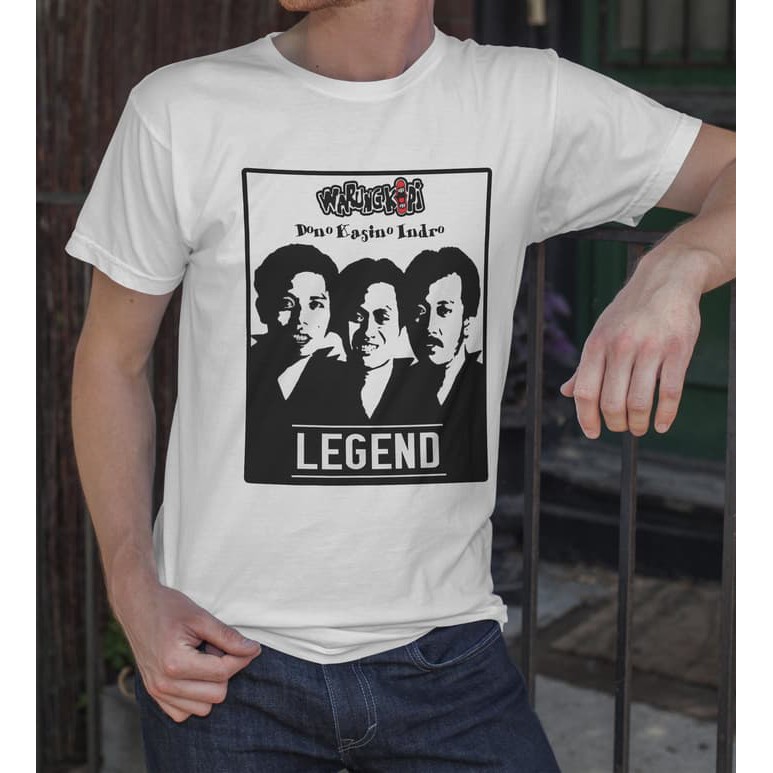 KAOS WARKOP DKI DONO KASINO INDRO LEGEND PELAWAK COMBED 30S