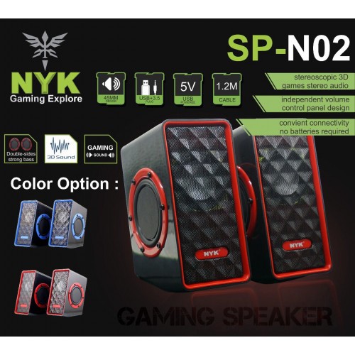 Speaker Stereo NYK N02 Speaker Portable