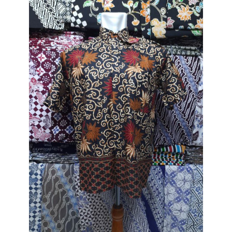 KEMEJA BATIK LENGAN PENDEK MURAH