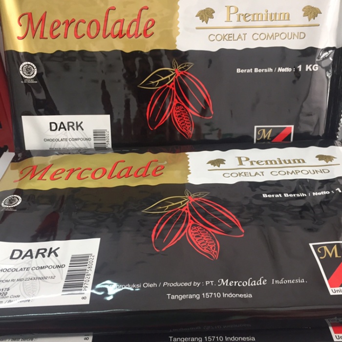 

ORIGINAL MURAH Mercolade Premium Dark Coklat Compound 1kg