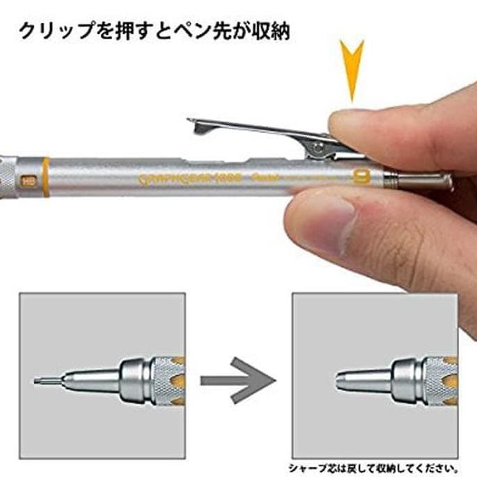 

Pentel Graph Gear 1000 Drafting Pencil - 0,9 Mm Babho93 Dijamin Ori