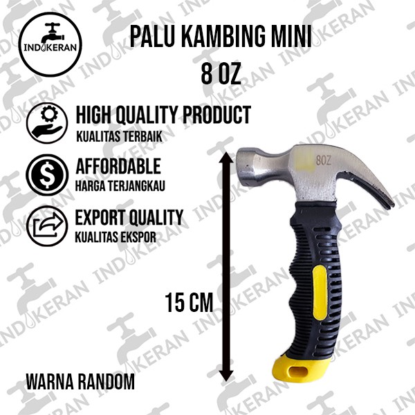 INDOKERAN - Palu Kambing Mini - 8 Oz - High Quality