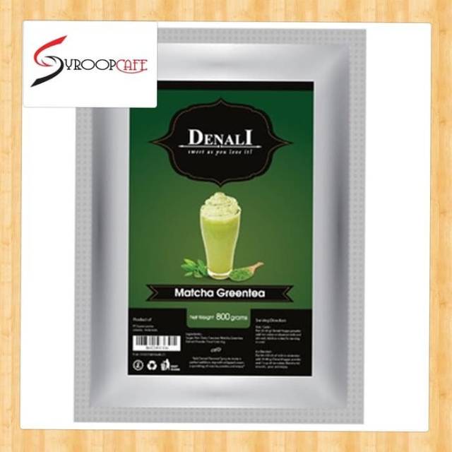 

Denali Matcha green tea powder frappe smoothies alter toffin