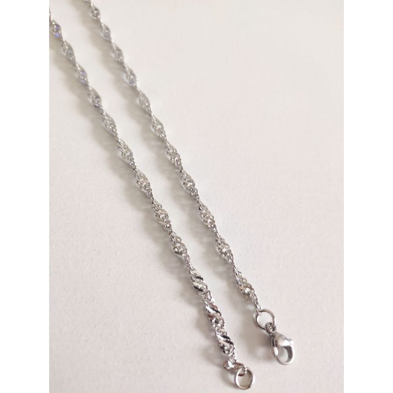 Kalung Busalino White Titanium
