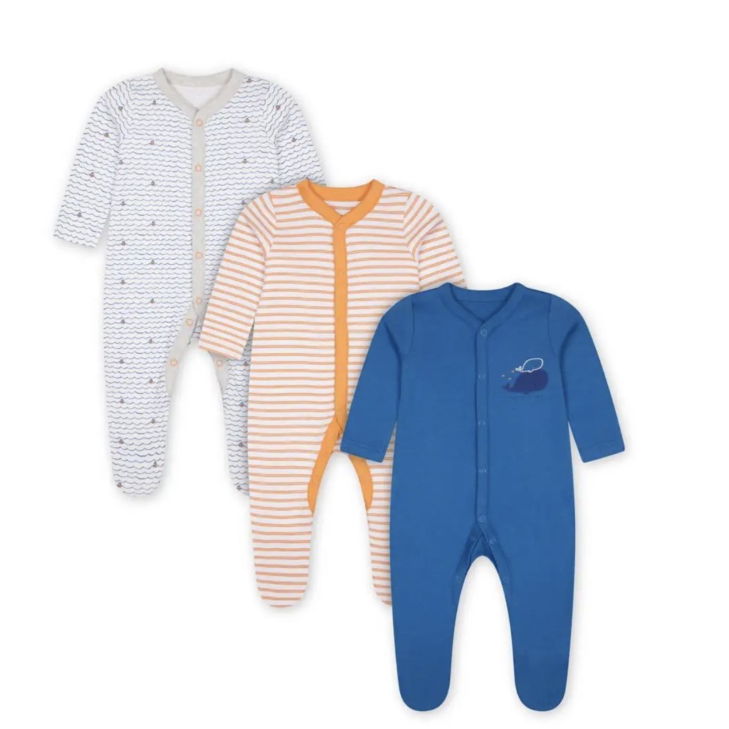 1pcs SLEEPSUIT MOTHERCARE 1 - 3 / 18 - 24 bulan sleep suit  Tutup Kaki ada Penutup tangan