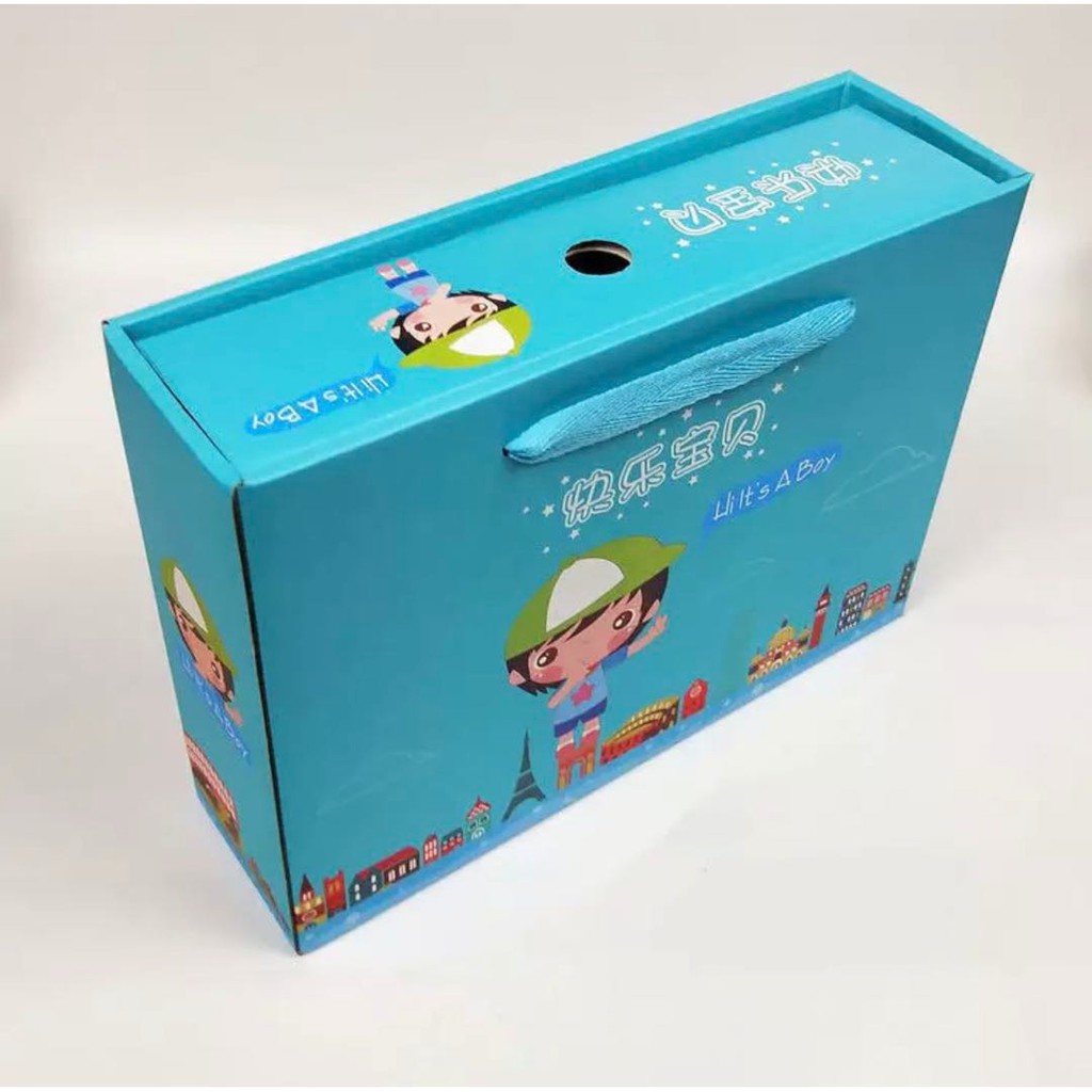 YBSS Kotak Hadiah Bayi Baru Lahir Gift Box Bayi Gift Box Natal Hadiah Ulangtahun 5010-PARIS TOSCA